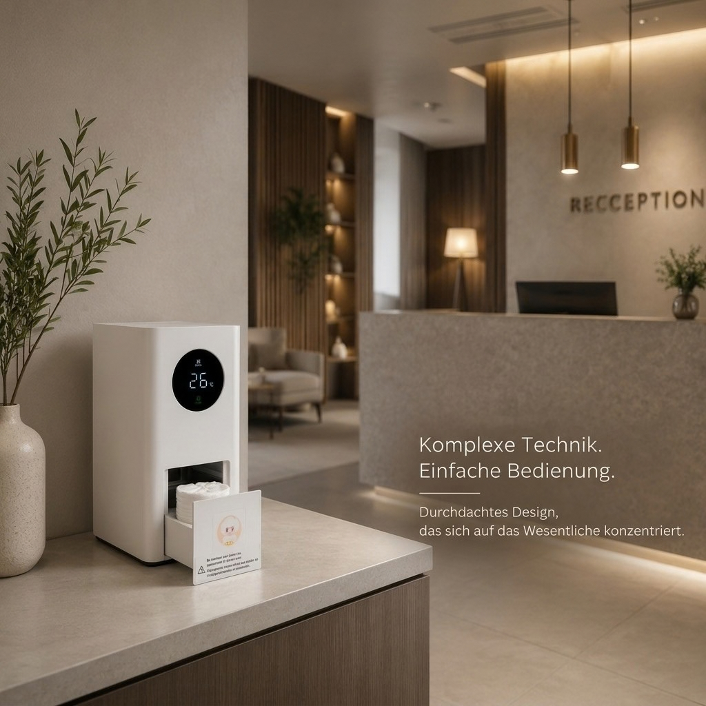 CalmConcept ThermOne Air W2 – Warm- & Kalttuchspender mit Akku