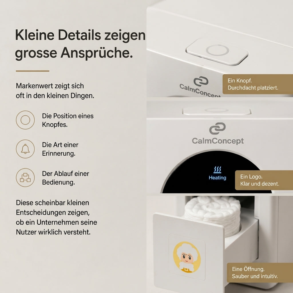 CalmConcept ThermOne Air W2 – Warm- & Kalttuchspender mit Akku