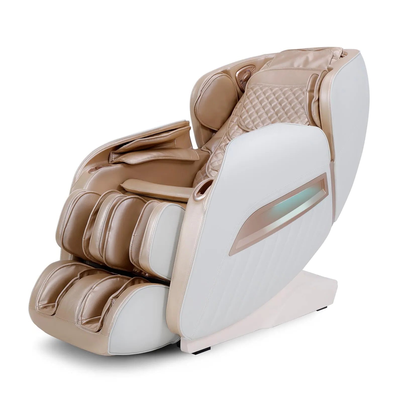 NAIPO® Premium Massagesessel mit Wärmefunktion, Zero Gravity Liegefunktion, Shiatsu, 3D Surround-Sound, Ganzkörpermassage, Körperscan, Ambient Light
