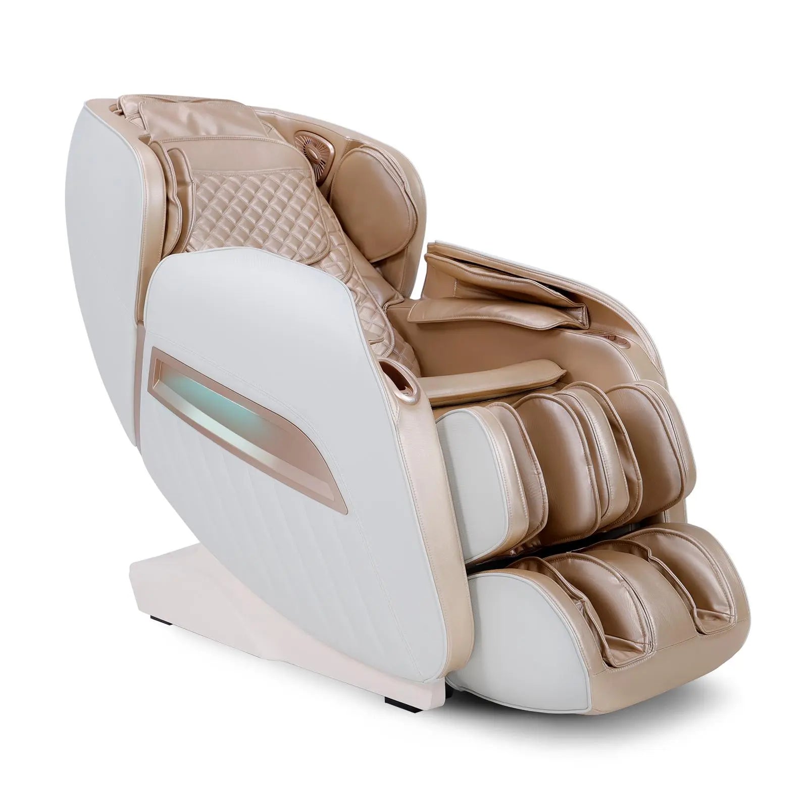 NAIPO® Premium Massagesessel mit Wärmefunktion, Zero Gravity Liegefunktion, Shiatsu, 3D Surround-Sound, Ganzkörpermassage, Körperscan, Ambient Light