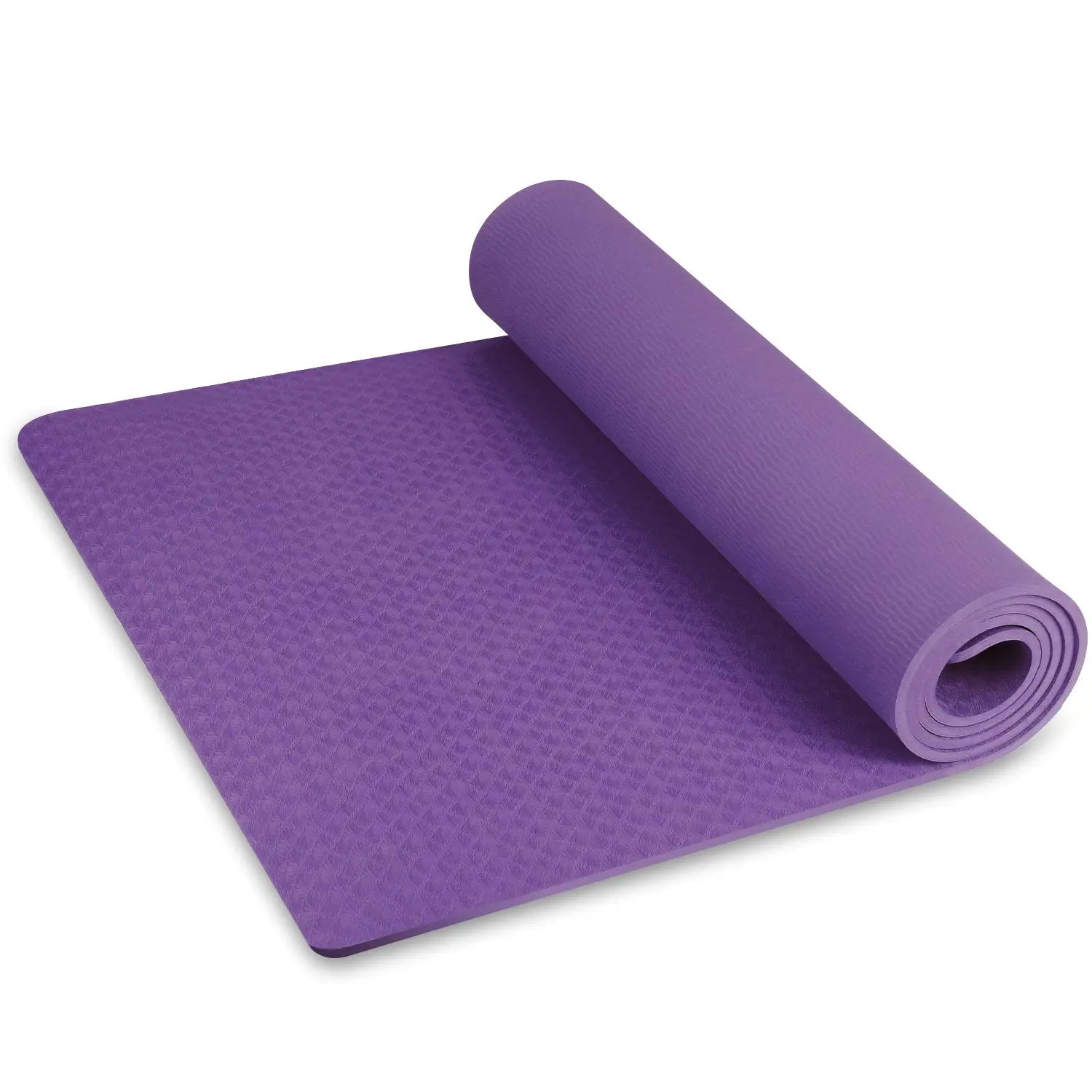 INTEY Yogamatte Gymnastikmatte rutschfest TPE rutschfest Übungsmatte Sportmatte Fitnessmatte für Fitness & Gymnastik mit Tragegurt - Maße 180 x 60 x 0.7cm