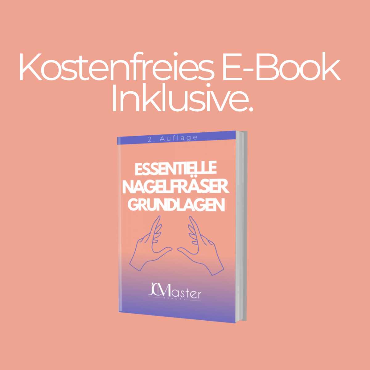 JCMaster Profi Nagelfräser, 30000 U/Min, Inkl. 5 Bits, EasyPro+