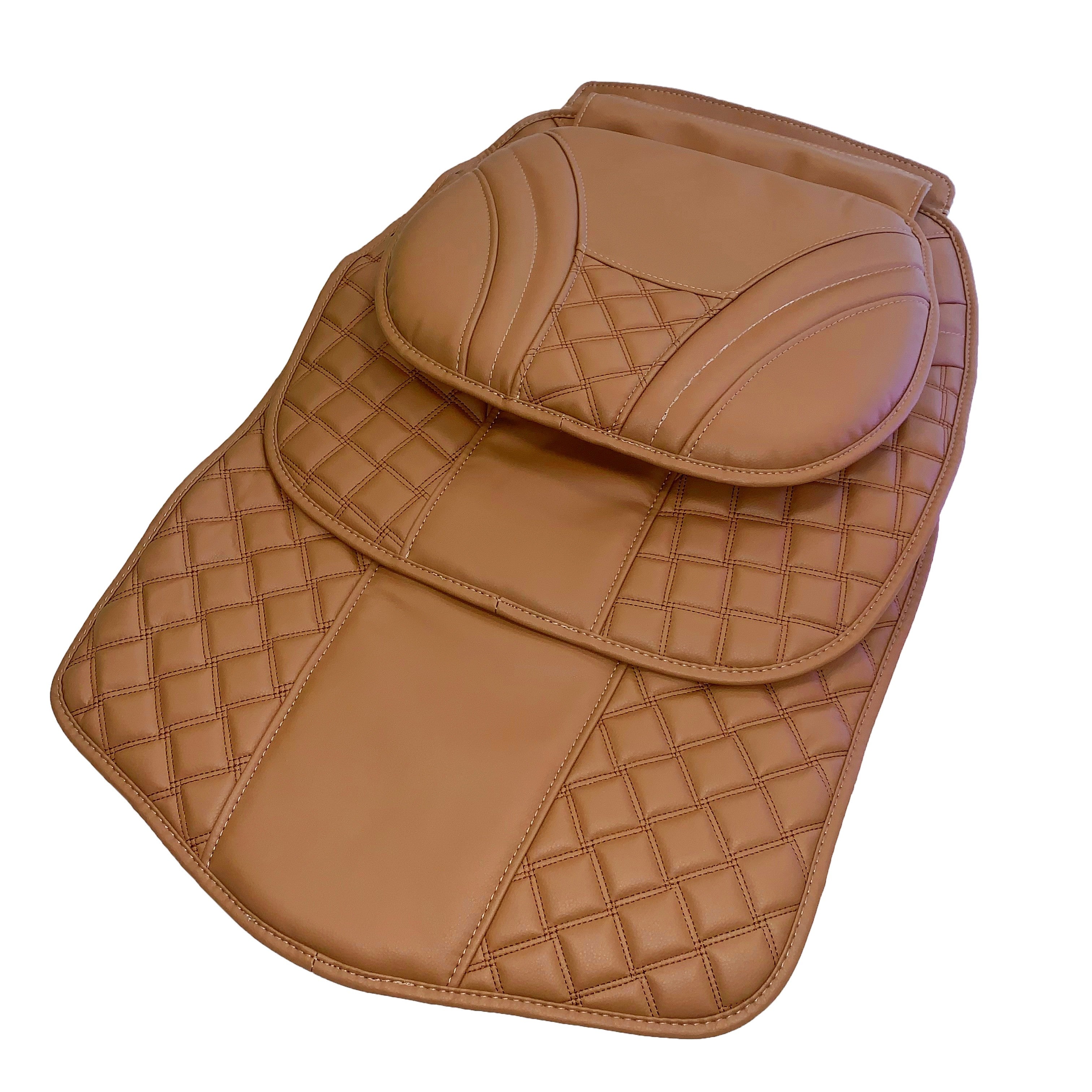 NAIPO A350 Massagesessel Intensitätspolster, 3-Schichten Sitzauflage um Intensität anzupassen, braun