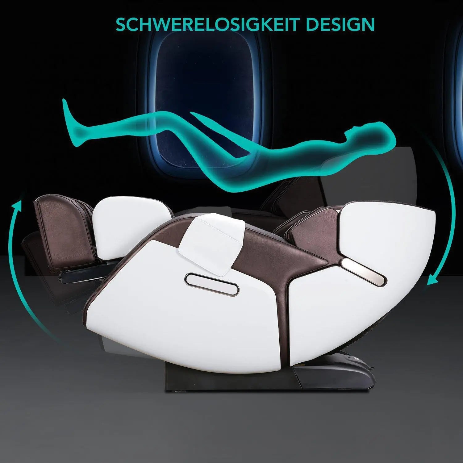 NAIPO Premium 3D Massagesessel, Wärmefunktion, Shiatsu, Zero Gravity, Bluetooth Surround Sound