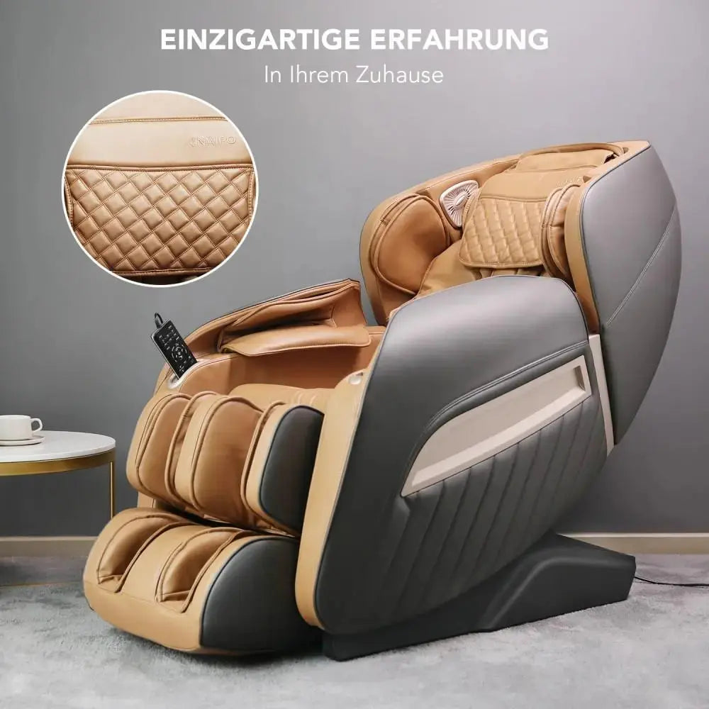 NAIPO Premium Massagesessel mit Wärmefunktion, Zero Gravity, 3D Surround-Sound, Ganzkörpermassage, Gebraucht
