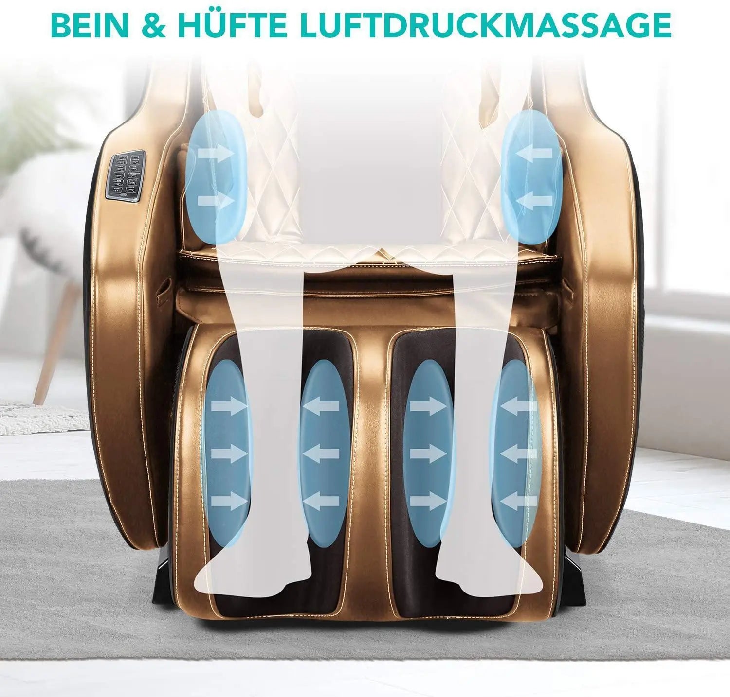 NAIPO Premium Massagesessel, Design-Award, Wärmefunktion