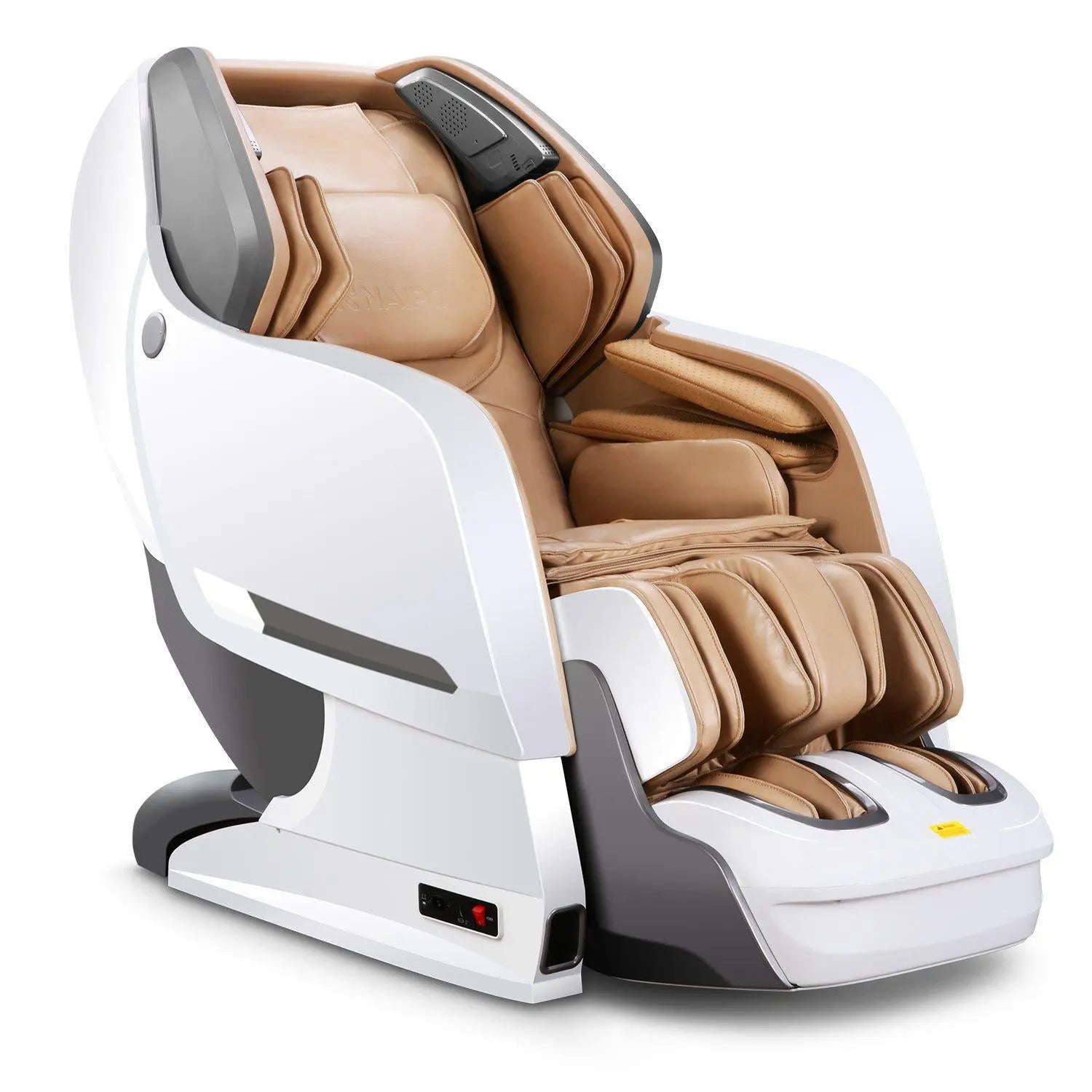 NAIPO Shiatsu 3D Massagesessel, Ganzkörper, Beige, MGC-8600