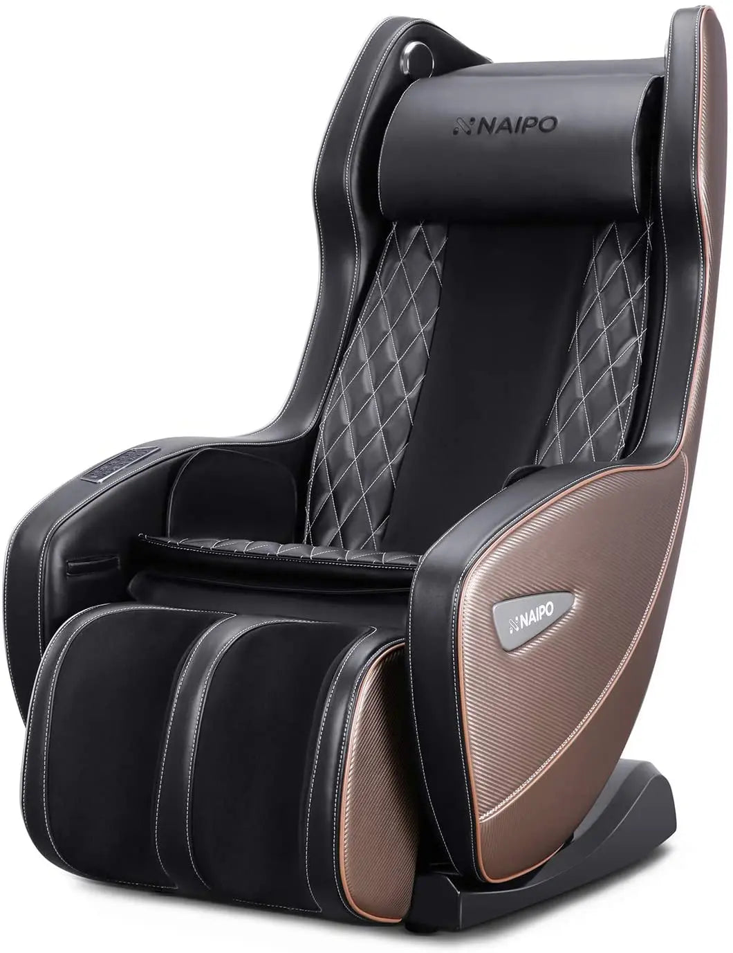 NAIPO Shiatsu Massagesessel, Design-Award, Wärmefunktion, Bluetooth, Liegefunktion, Space-Saving