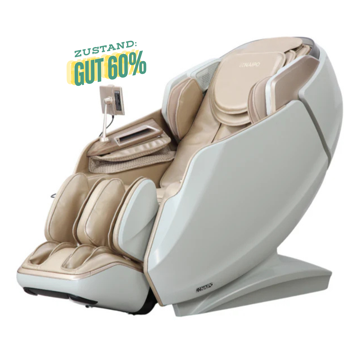 NAIPO 4D High-End Massagesessel S61, Wärmefunktion, 8-inch Tablet-Steuerung, Gebraucht/Generalüberholt