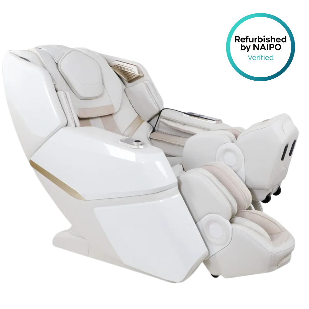 NAIPO® Space Walk 3D Massagesessel mit Wärmefunktion, Zero Gravity Liegefunktion, Shiatsu, 3D Surround-Sound, Ganzkörpermassage, Körperscan,  Gebraucht/Generalüberholt