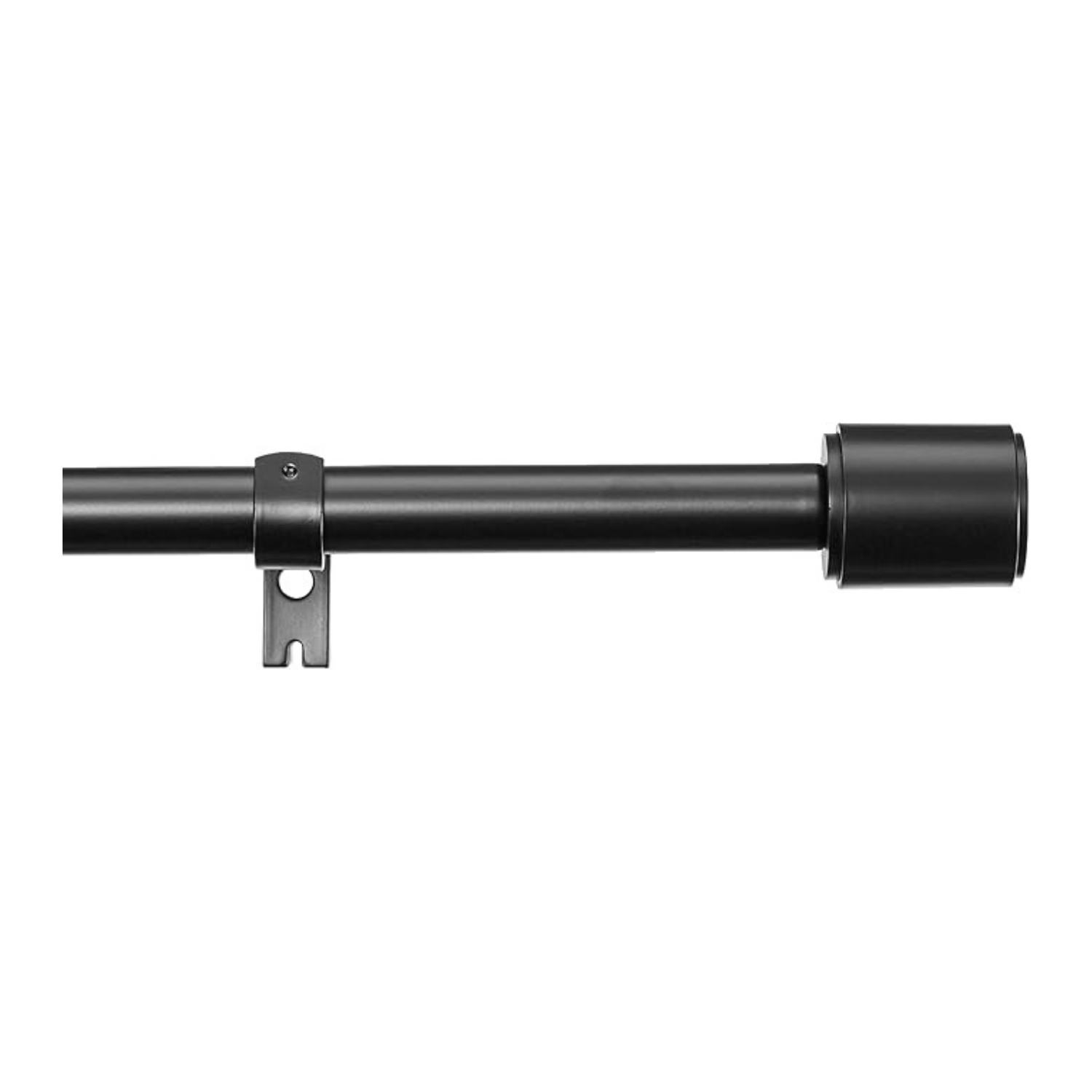 Friends Of NAIPO® Gardinenstange, 183–366 cm verstellbar, hochbelastbar bis 10 kg, Ø 2,5 cm, schwarz – Vorhangstange Set für Wohnzimmer, Schlafzimmer, Küche & Büro