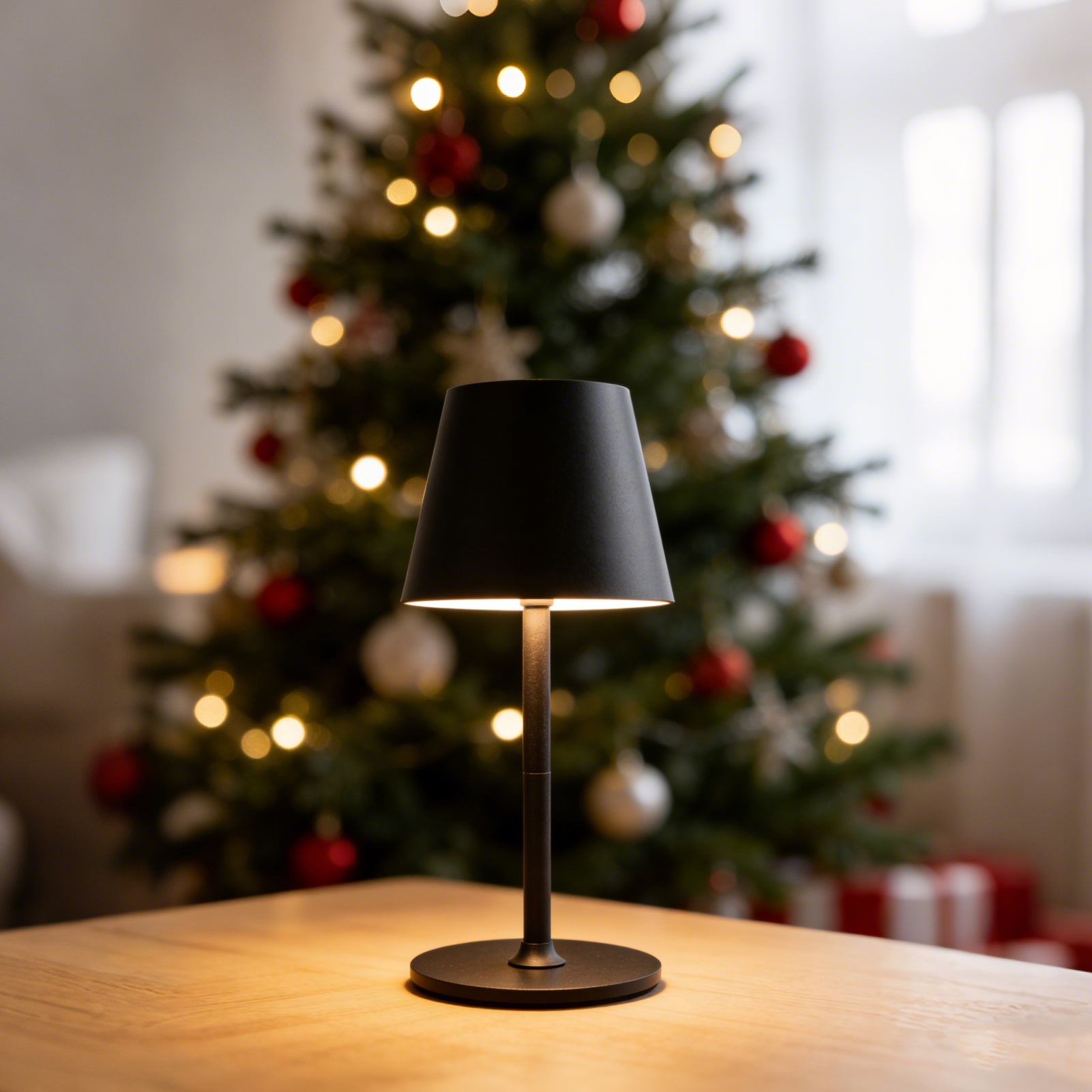 Lampe de table LED rechargeable – Intensité variable et commande tactile – 3 modes de température de couleur – Hauteur réglable – Idéale pour la chambre, le salon, le bureau et le restaurant