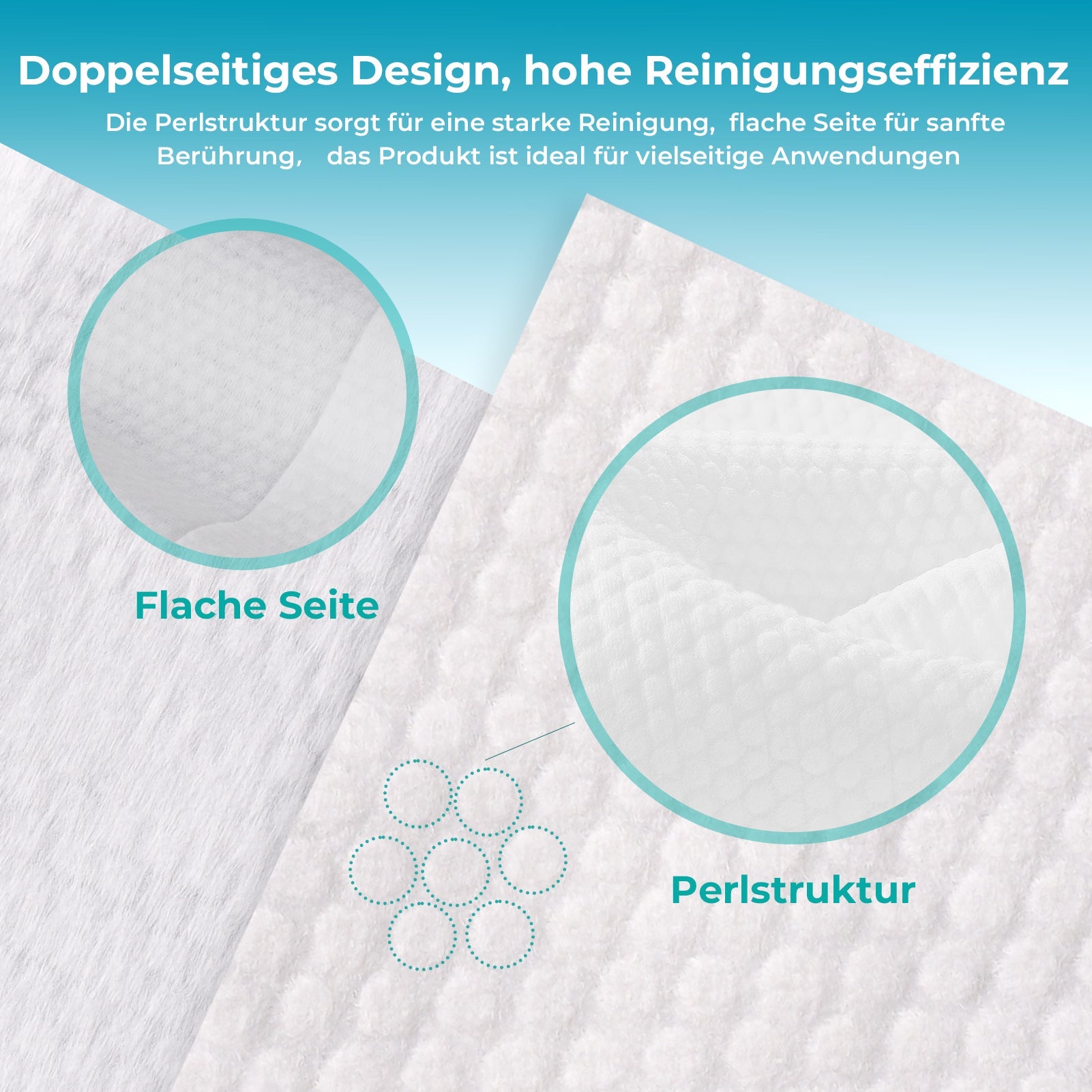 Jednorazowe ręczniki w rolce CalmConcept® 23 m, wykonane w 100% z naturalnych włókien roślinnych, o fakturze pereł 3D, miękkie, niepylące, biodegradowalne, do użytku na sucho i na mokro, do dozownika ręczników gorących model A