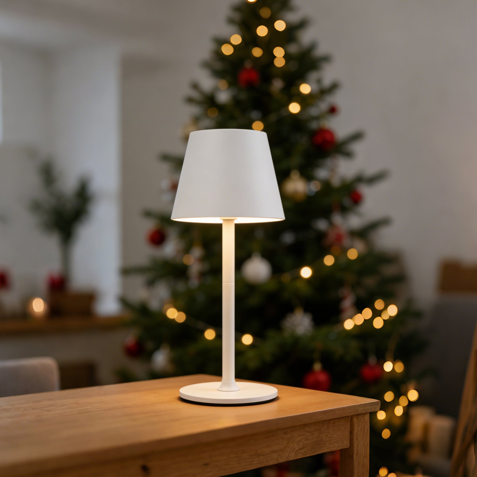 Lampe de table LED rechargeable – Intensité variable et commande tactile – 3 modes de température de couleur – Hauteur réglable – Idéale pour la chambre, le salon, le bureau et le restaurant