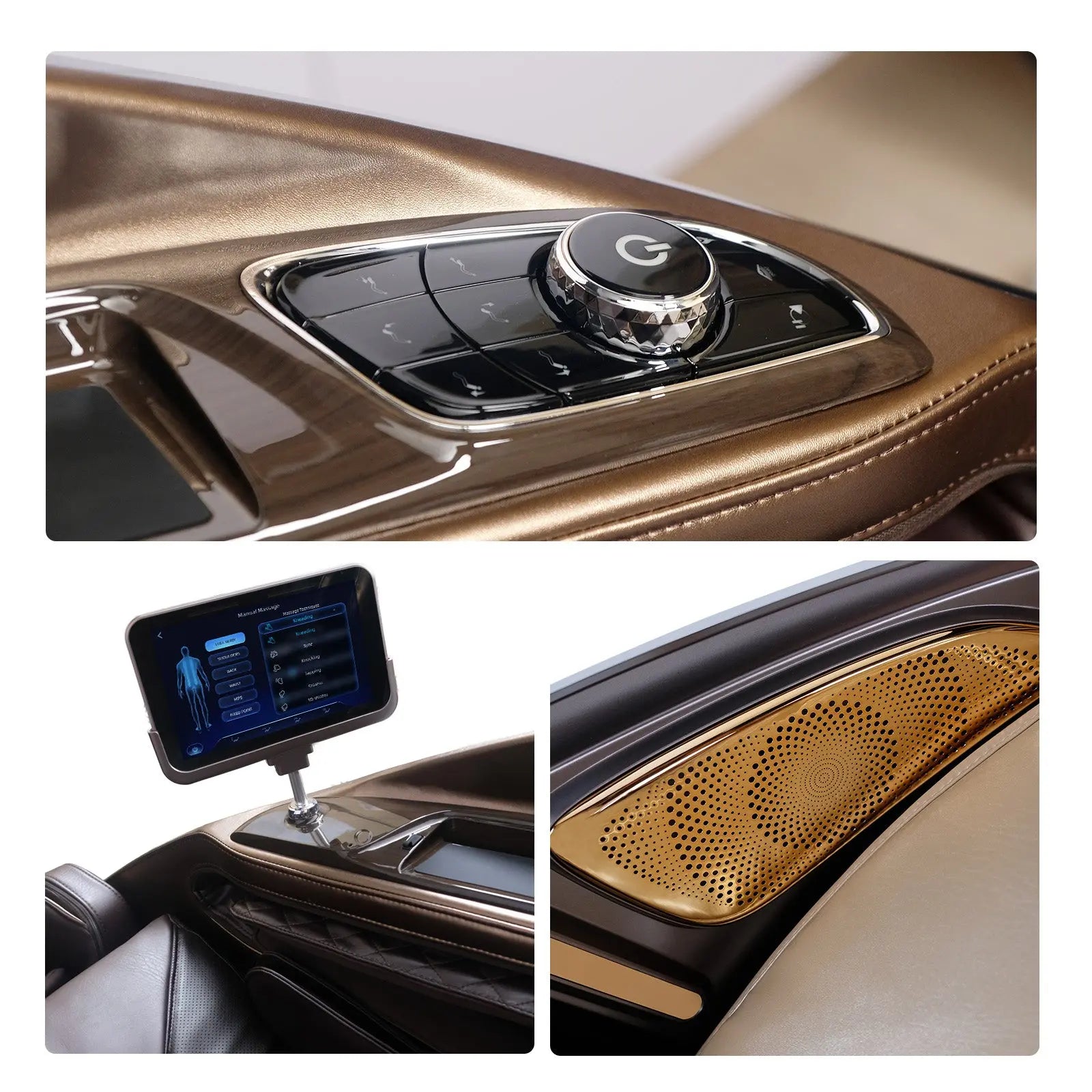 NAIPO 4D ハイエンドマッサージチェア S89、スペースカプセルデザイン、アロマセラピー、温熱療法、8 インチタブレットコントロール