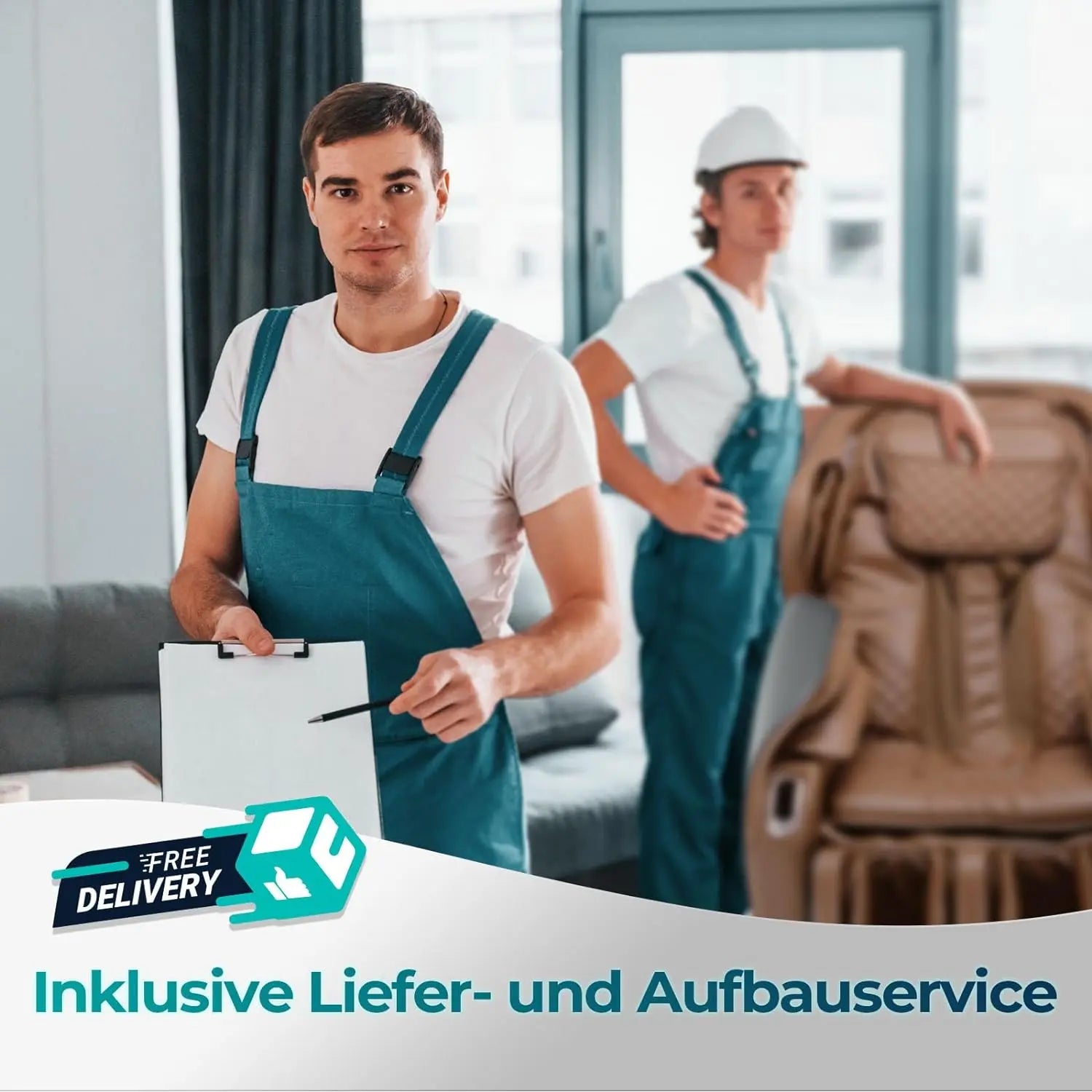 Premiumversand bis zum Verwendungsort Inkl. Aufbauservice_L