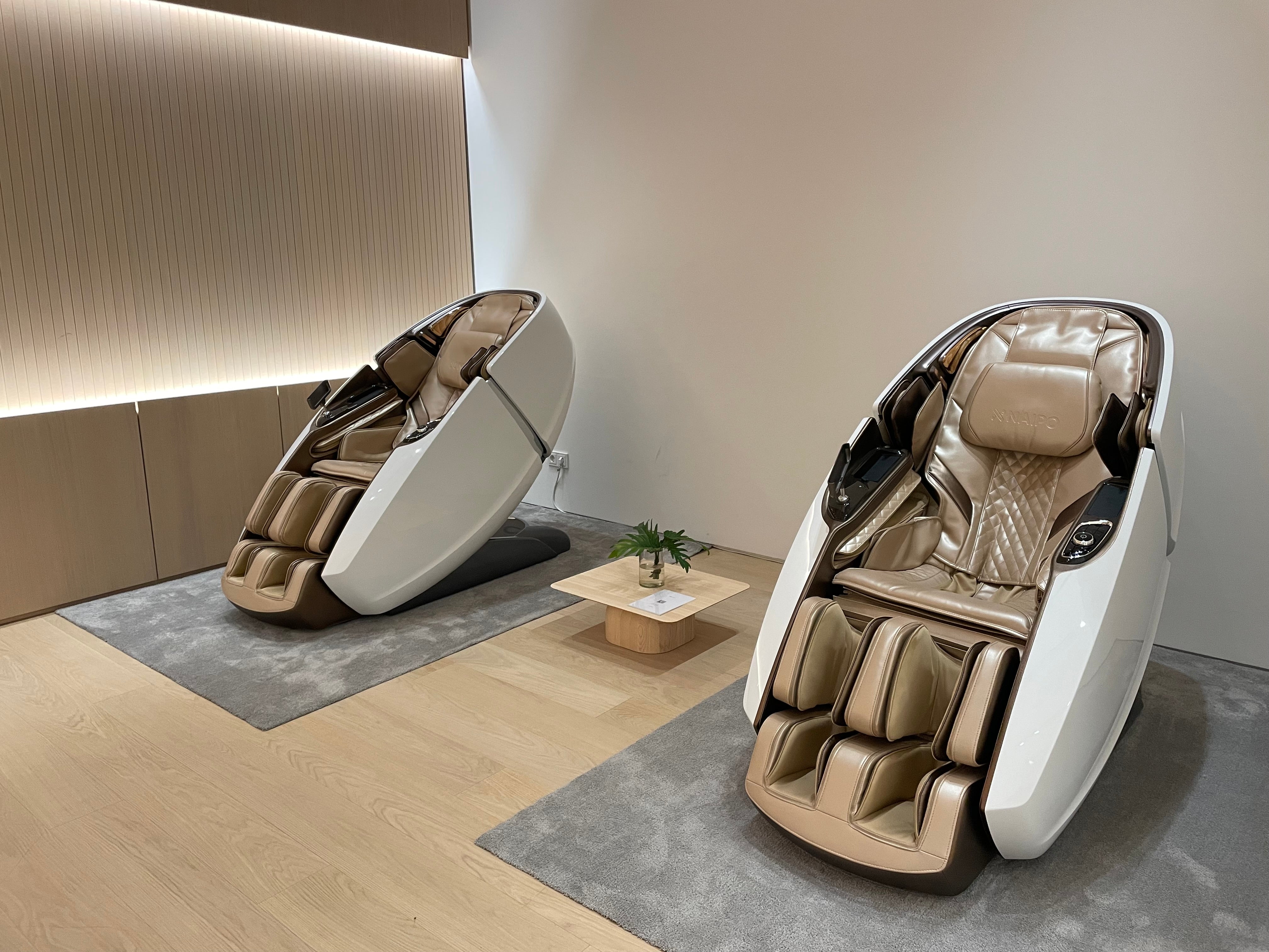 Nio x NAIPO – sillón de masaje de alta gama con 12 programas, escaneo corporal, gravedad cero y ajuste manual