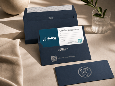 NAIPO Geschenkgutschein, physisch, limitiertes Design