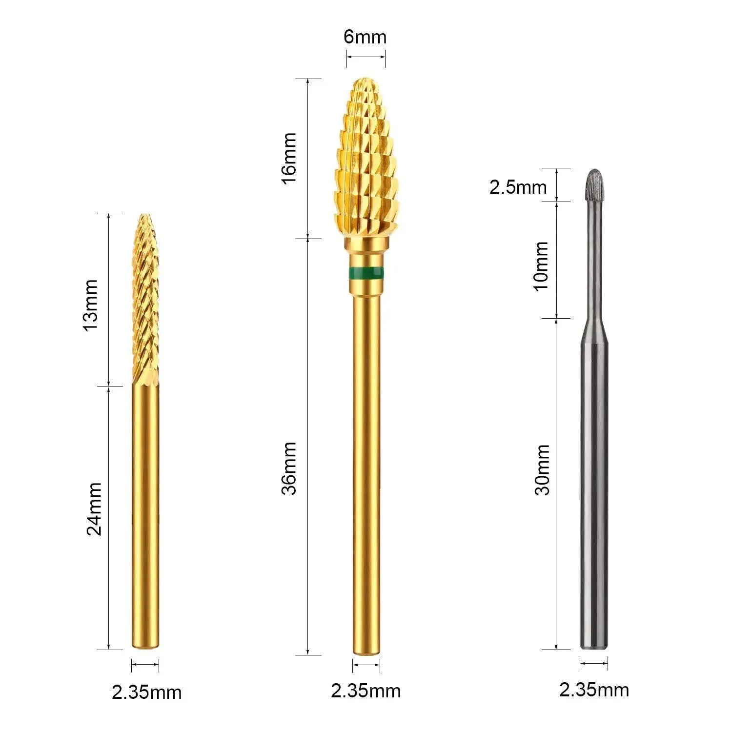 JCMaster MCA4, Beauty 3x Premium Hartmetall Bits Inkl. 1x Polierbit