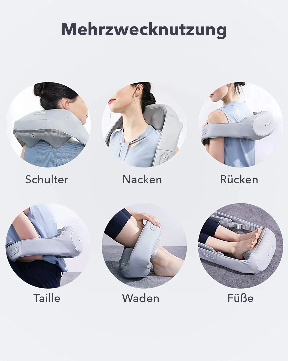 Masseur NAIPO oCuddle Shiatsu, infrarouge, avec sac de transport, masseur de cou - dernier modèle