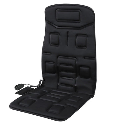 Housse de siège de massage Naipo Housses de siège de massage pour masseur de dos Coussin de siège de massage par vibration Tapis de massage avec chaleur vibrante 8 vibrations du moteur 4 modes de massage